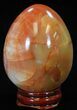 Colorful Carnelian Agate Egg #41198-1